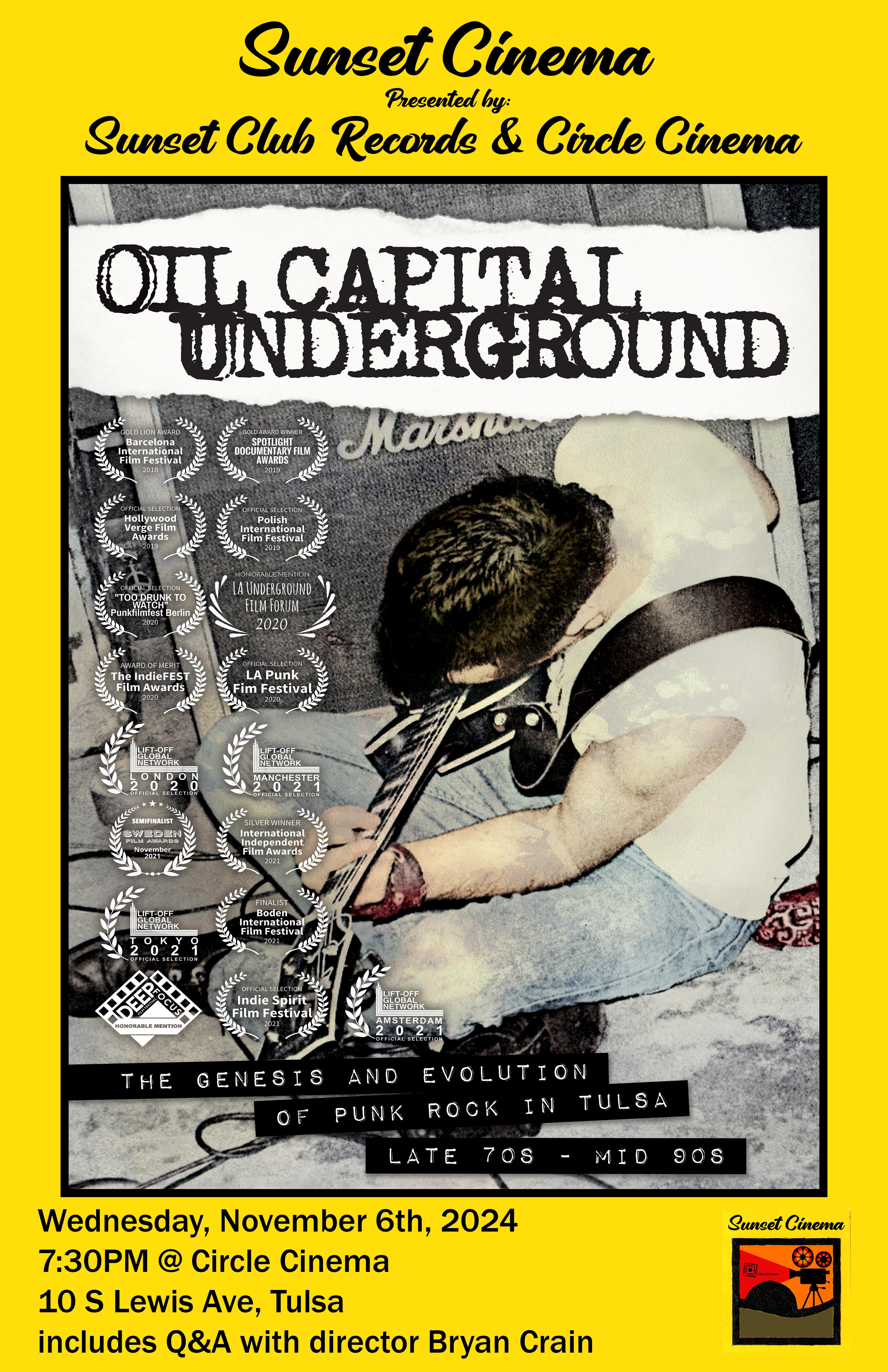 Sunset Cinema presents Oil Capital Underground